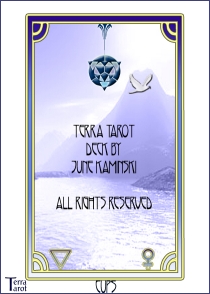 Terra Tarot Deck - Suit of Cups by June Kaminski