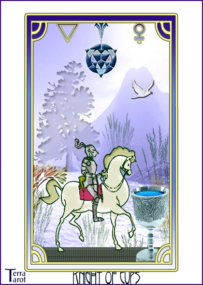 Terra Tarot Deck - The Knight of Cups