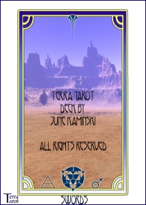 Terra Tarot Deck - Swords by June Kaminski